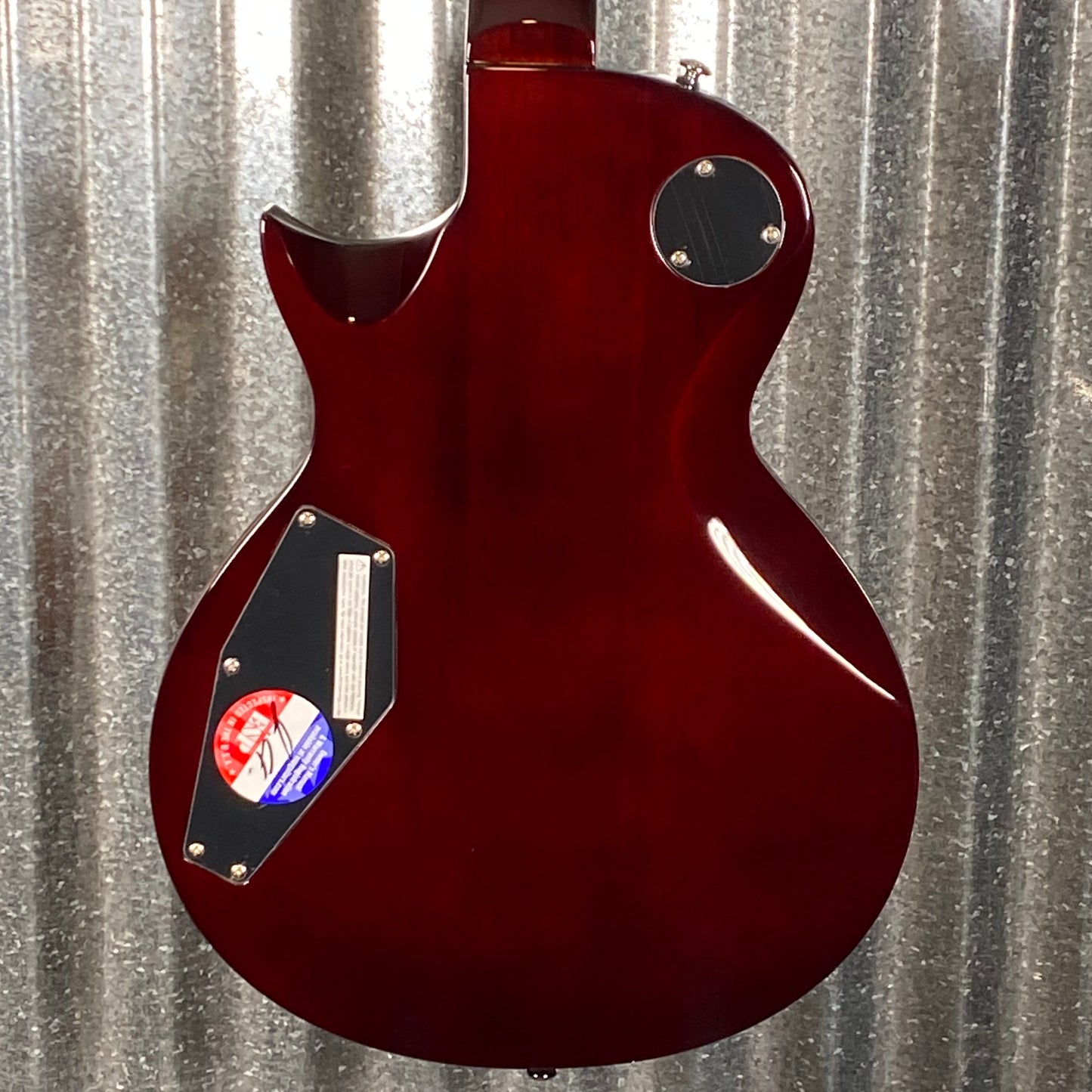 ESP LTD EC-256 Flame Dark Brown Sunburst Guitar LEC256FMDBSB #0670 Used