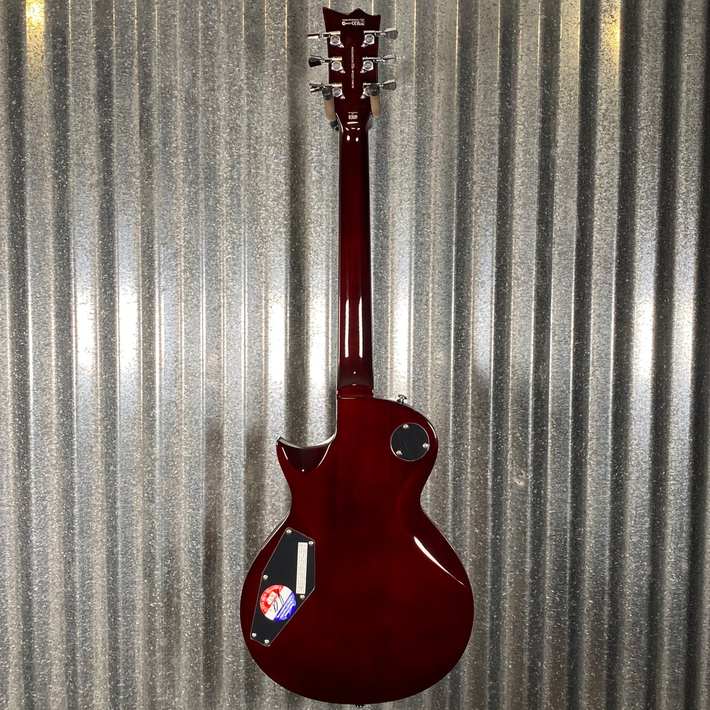 ESP LTD EC-256 Flame Dark Brown Sunburst Guitar LEC256FMDBSB #0670 Used