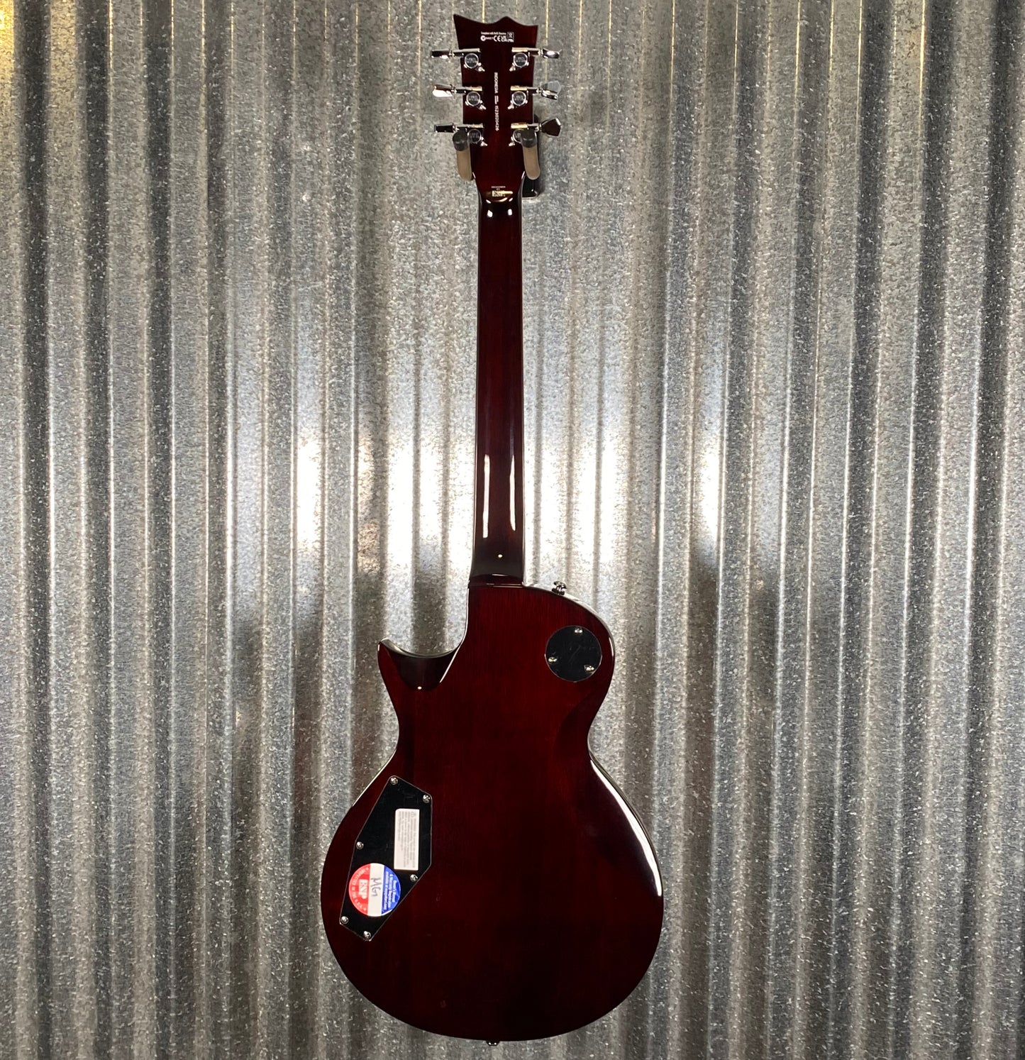 ESP LTD EC-256 Flame Dark Brown Sunburst Guitar LEC256FMDBSB #0426 Used