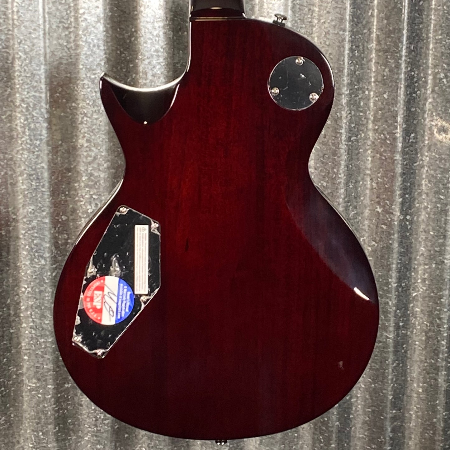 ESP LTD EC-256 Flame Dark Brown Sunburst Guitar LEC256FMDBSB #0333 Used