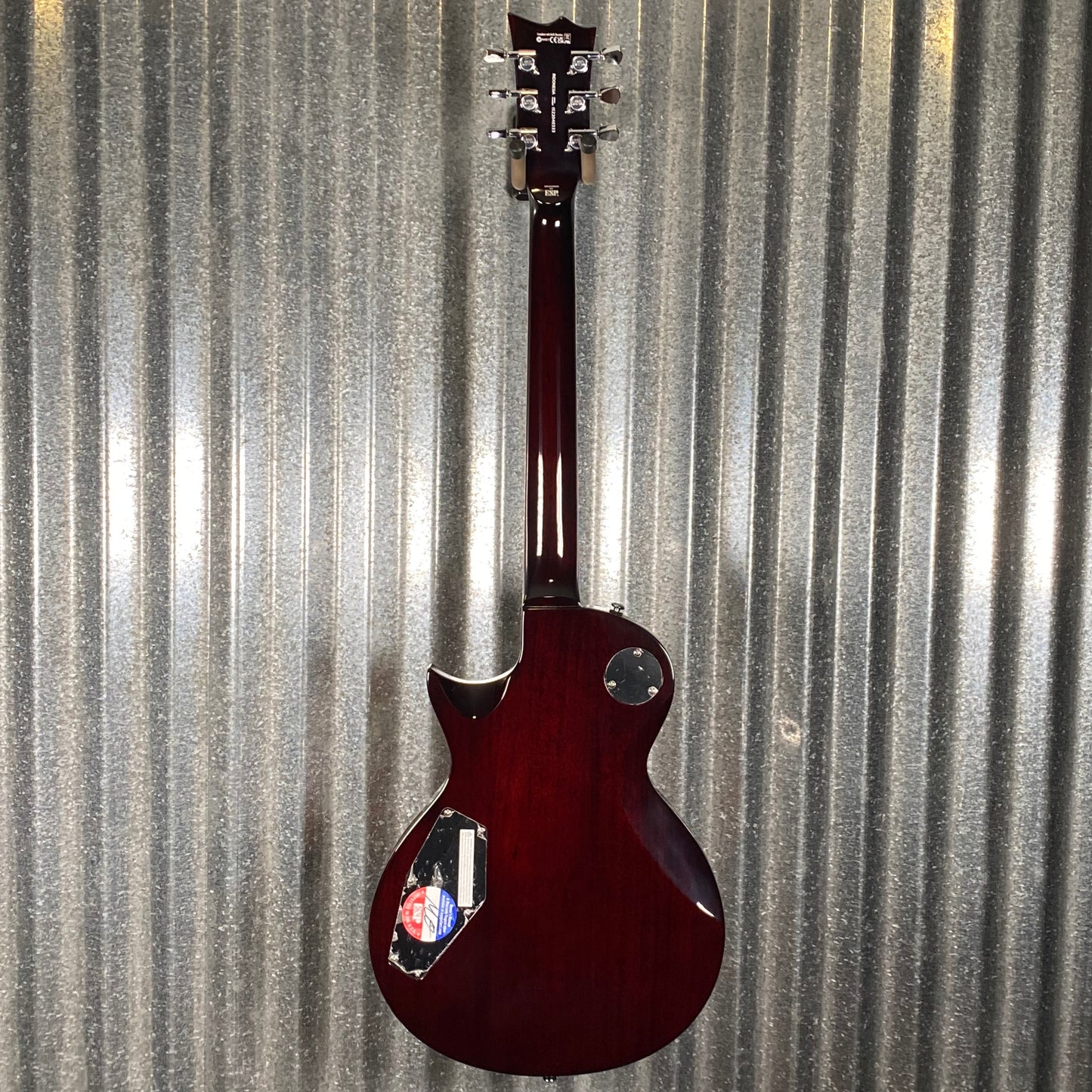 ESP LTD EC-256 Flame Dark Brown Sunburst Guitar LEC256FMDBSB #0333 Used