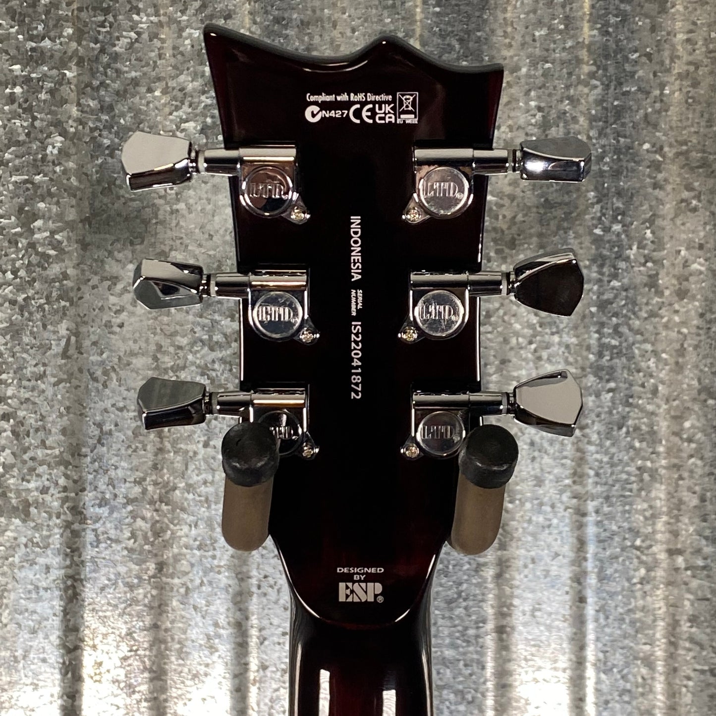 ESP LTD EC-256 Flame Dark Brown Sunburst Guitar LEC256FMDBSB #1872 Used