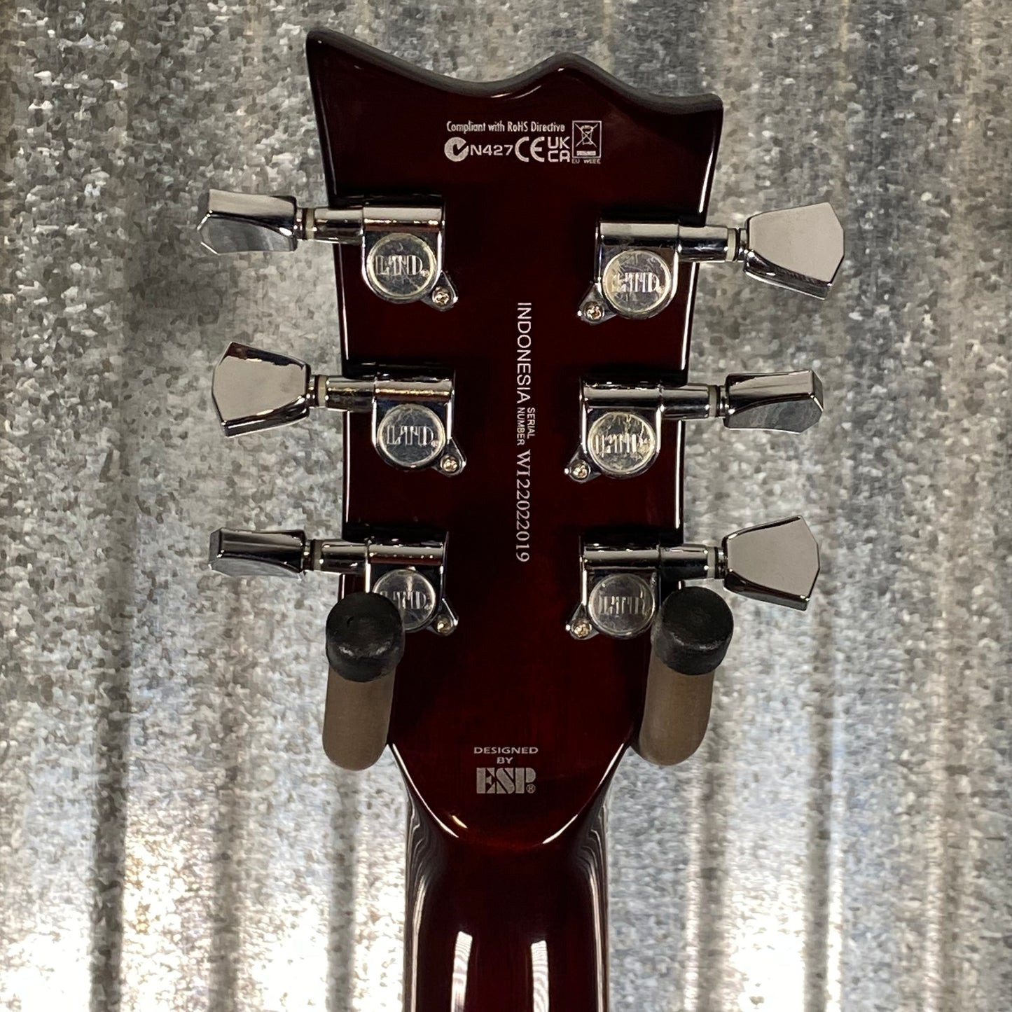 ESP LTD EC-256 Flame Dark Brown Sunburst Guitar LEC256FMDBSB #2019 Used