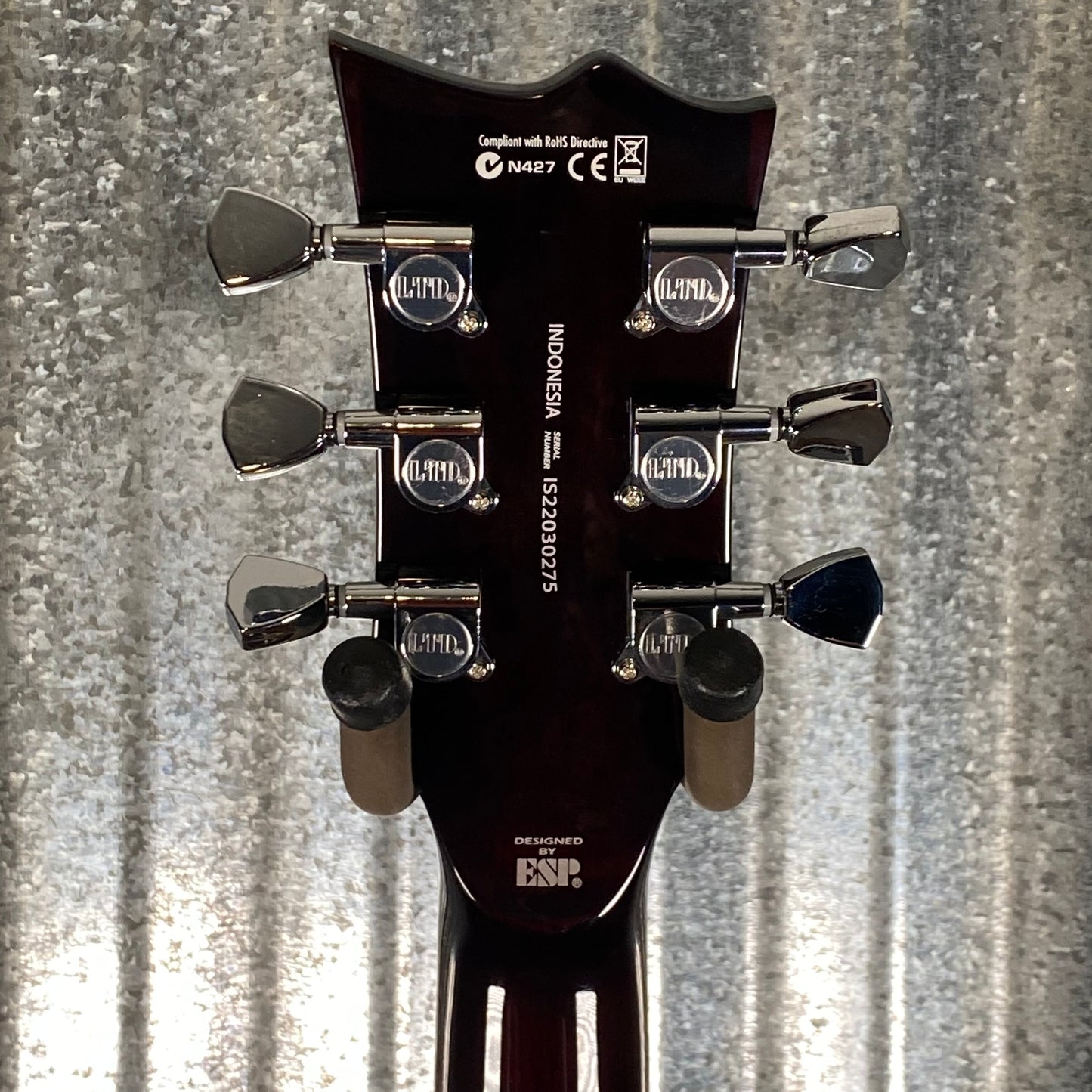 ESP LTD EC-256 Flame Dark Brown Sunburst Guitar LEC256FMDBSB #0275 Used