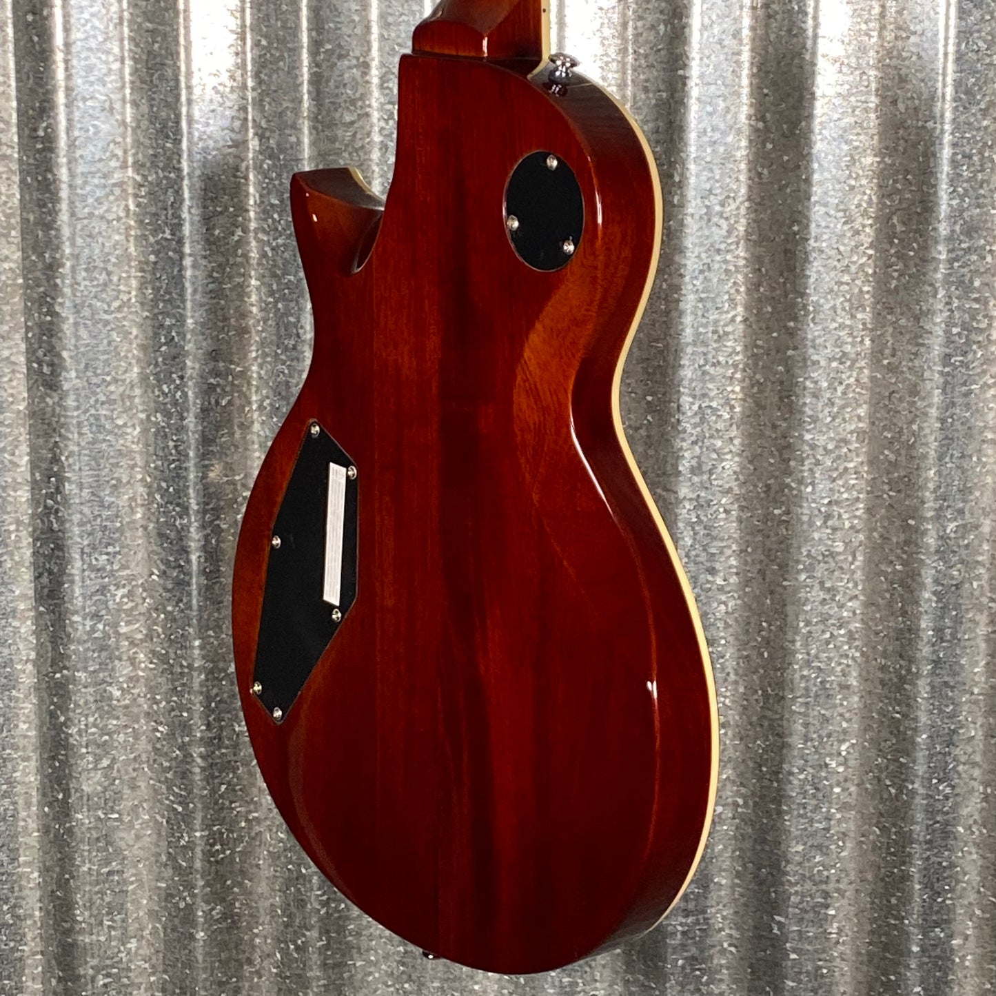 ESP LTD EC-256 Flame Dark Brown Sunburst Guitar LEC256FMDBSB #2369 Used