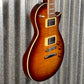 ESP LTD EC-256 Flame Dark Brown Sunburst Guitar LEC256FMDBSB #2369 Used