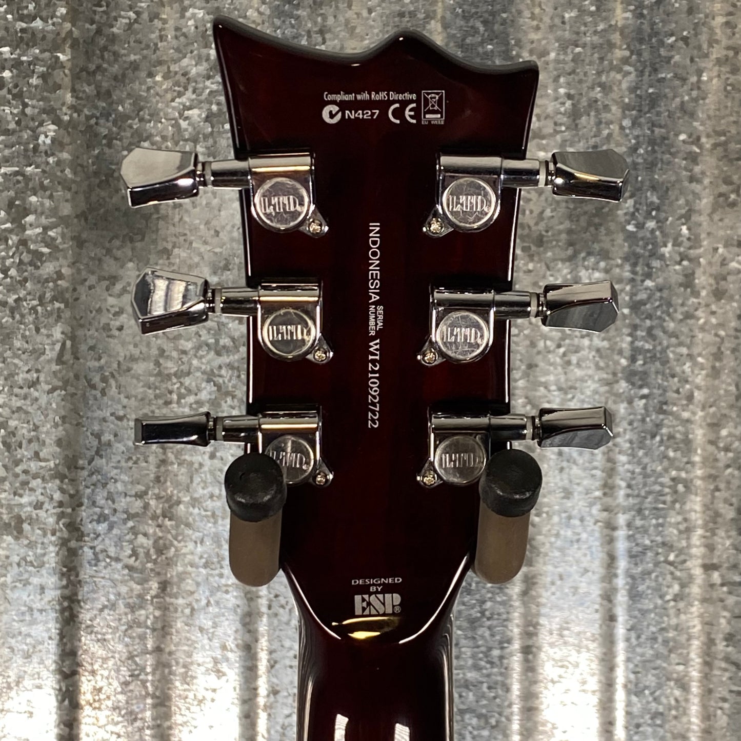 ESP LTD EC-256 Flame Dark Brown Sunburst Guitar LEC256FMDBSB #2722 Used