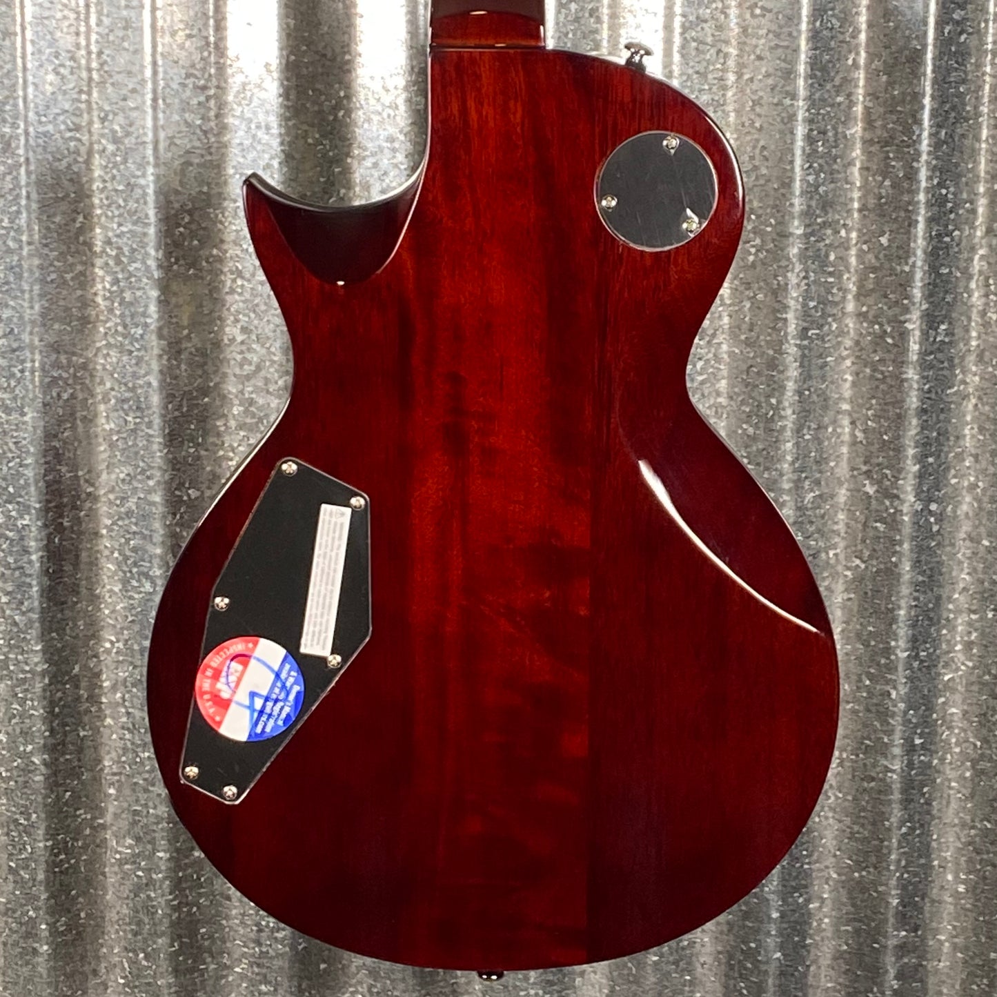 ESP LTD EC-256 Flame Dark Brown Sunburst Guitar LEC256FMDBSB #4357 Used