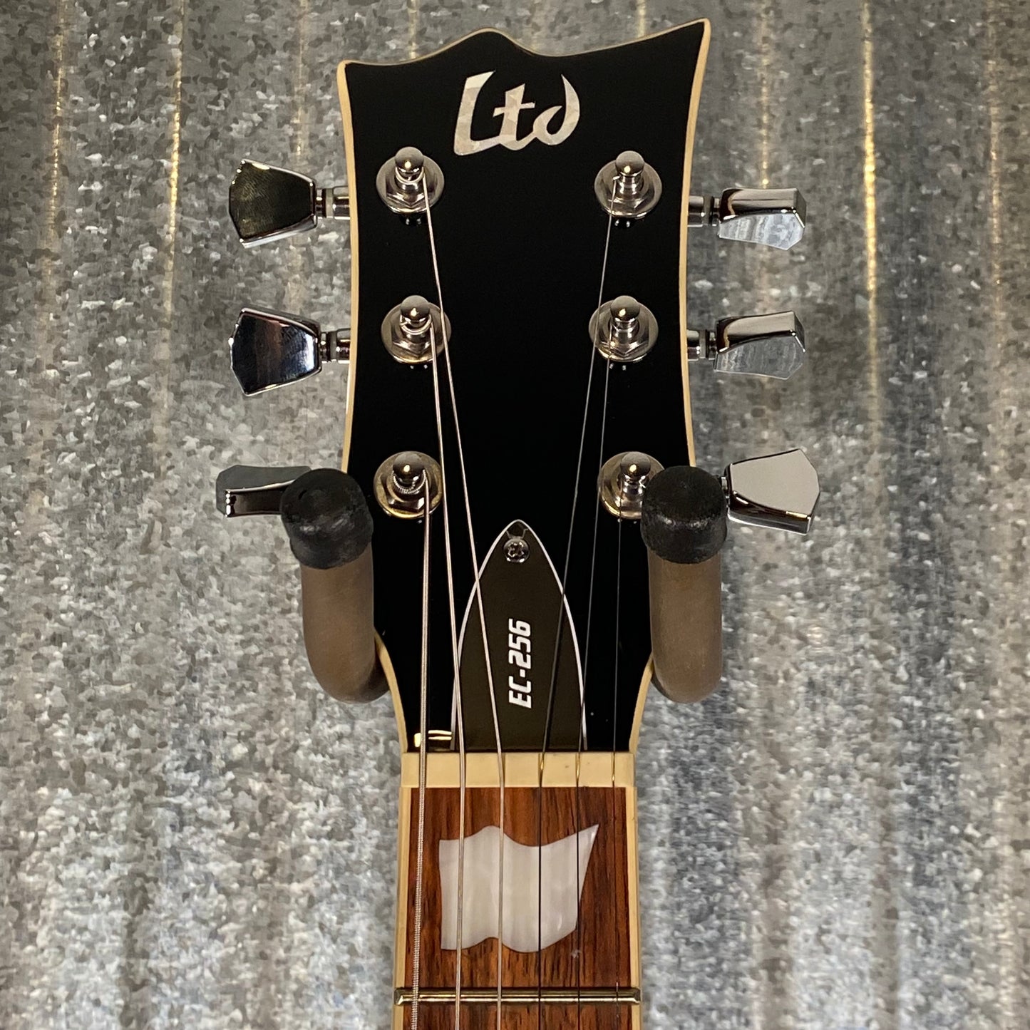 ESP LTD EC-256 Flame Dark Brown Sunburst Guitar LEC256FMDBSB #4357 Used