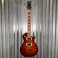 ESP LTD EC-256 Flame Dark Brown Sunburst Guitar LEC256FMDBSB #4357 Used