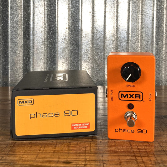Dunlop MXR M101 Phase 90 Phaser Classic Orange Guitar Effect Pedal B Stock