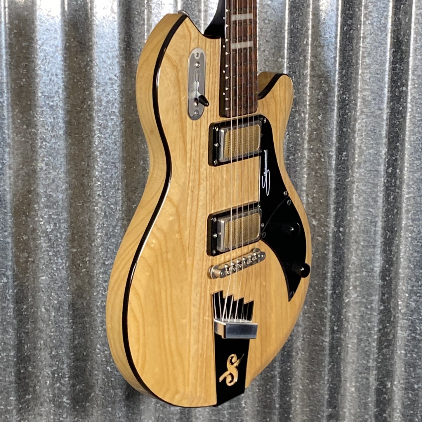 Supro 1296AN Silverwood Natural Ash Guitar & Bag #0745 Blem