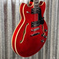 Westcreek Guitars 333 Semi Hollow Body Double Cutaway Red Guitar #0265 Used