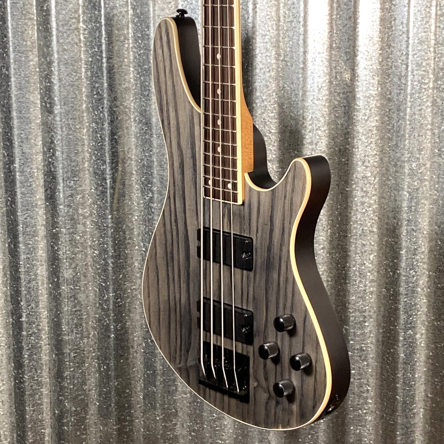 Schecter C-4 Standard Charcoal Satin 4 String Bass #0833 Blem