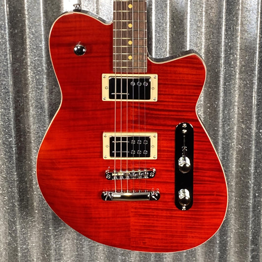 Reverend Charger RA Transparent Wine Red Guitar & Case #59409