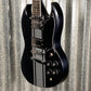 Westcreek Racer Offset SG Black Solid Body Guitar #0110 Used