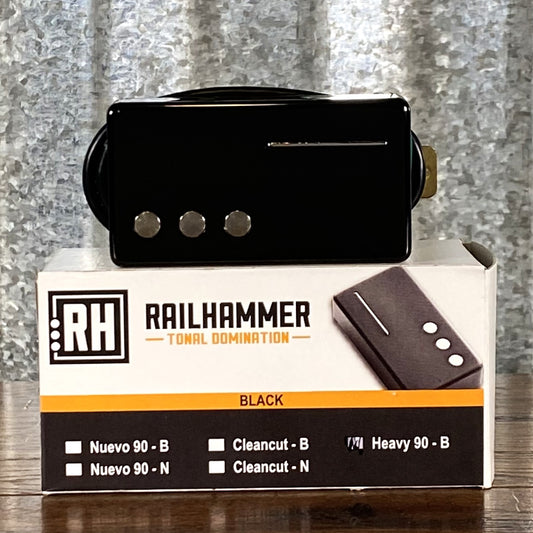 Railhammer Heavy 90 Bridge Black Humcutter Guitar Pickup