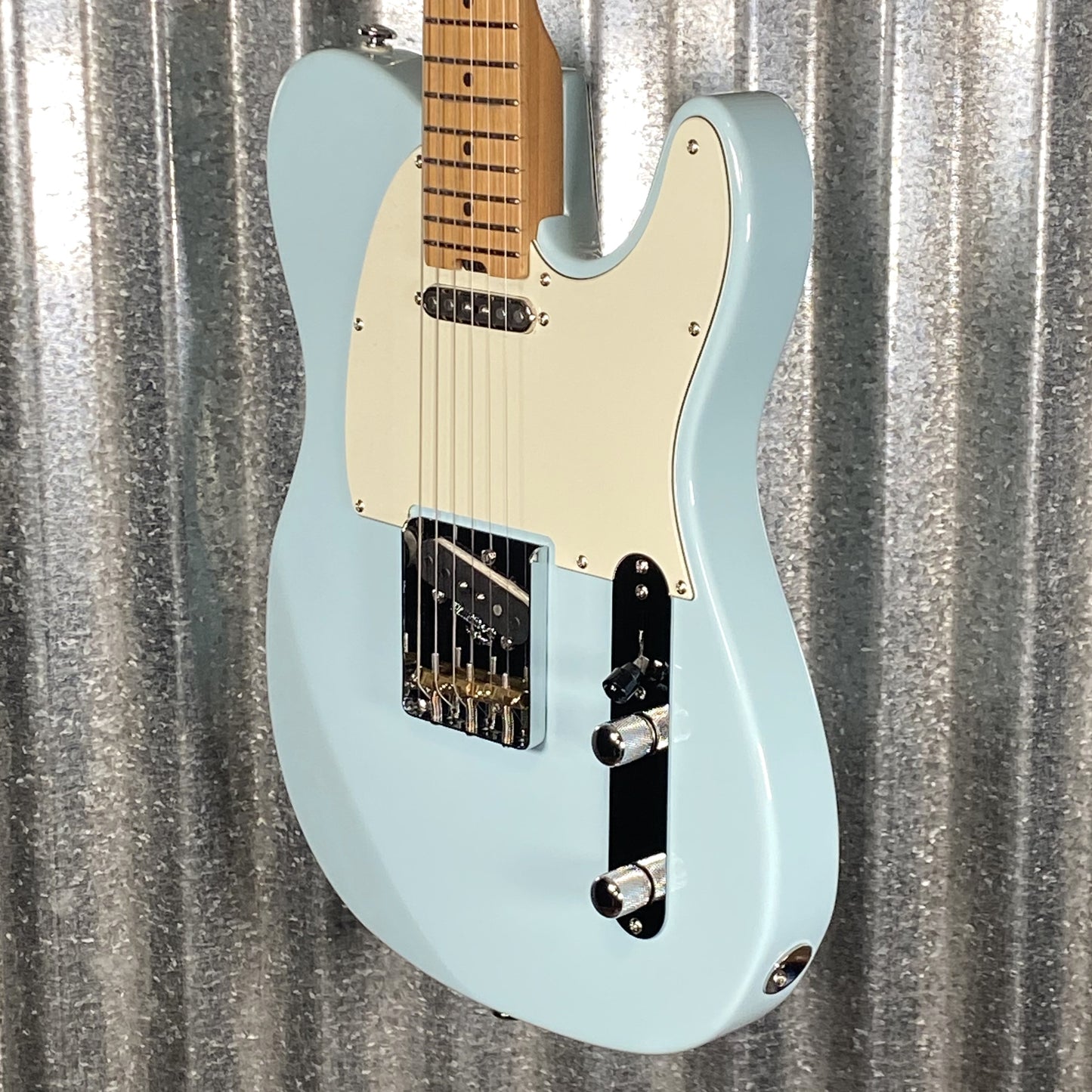 Musi Virgo Classic Telecaster Baby Blue Guitar #0643 Used