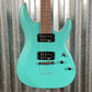 Schecter C-6 Deluxe Satin Aqua Guitar #0749