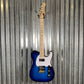 G&L USA Fullerton Deluxe ASAT Classic Bluesboy Blueburst Guitar & Bag #2022