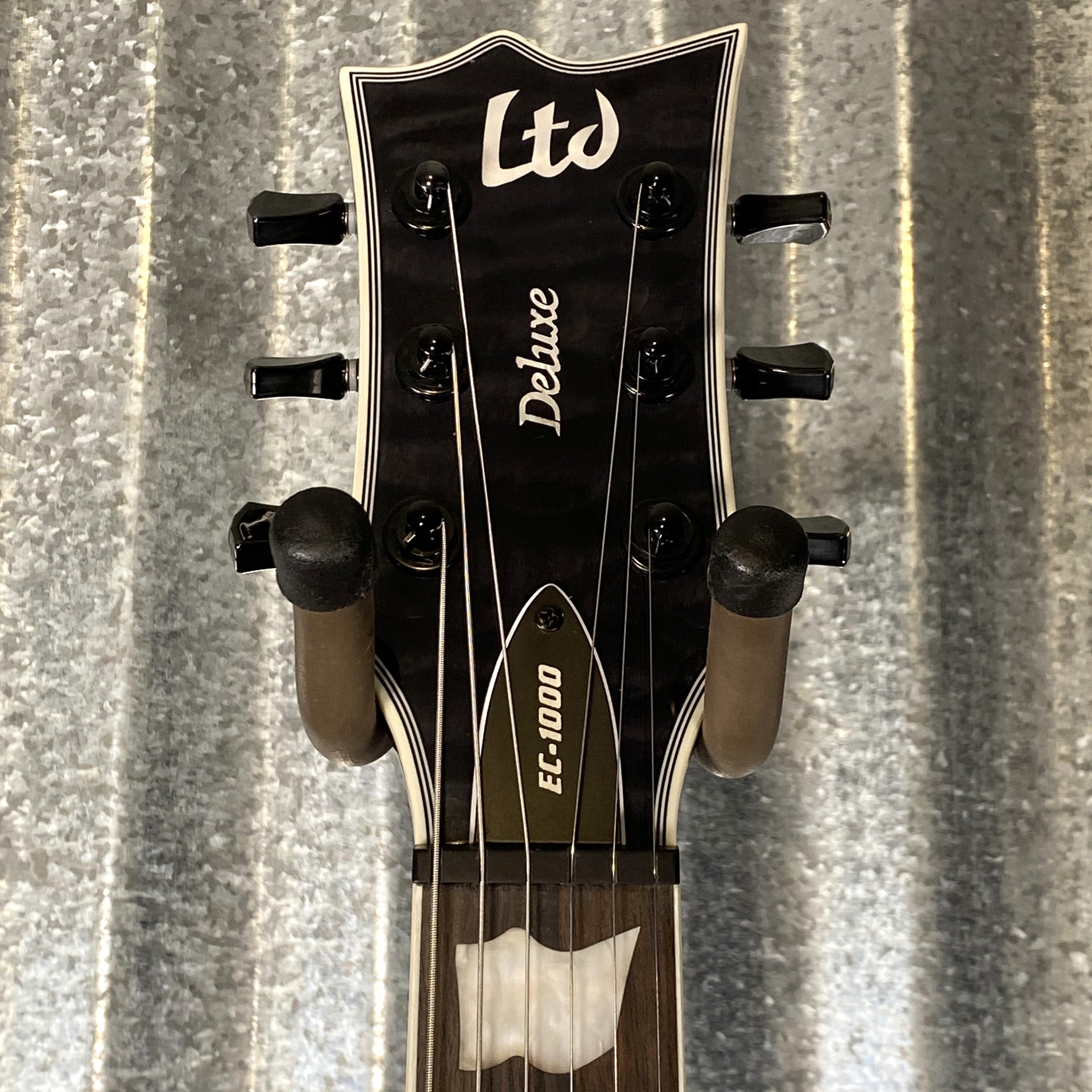 ESP LTD EC-1000 Piezo Bridge Quilt Top See Through Black