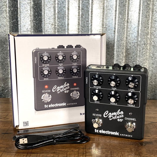 TC Electronic Ampworks Deluxe 65' Blackface Two Channel Preamp Guitar Effect Pedal Used