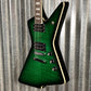 Westcreek Revenge Explorer Transparent Greenburst Guitar #0921 Used