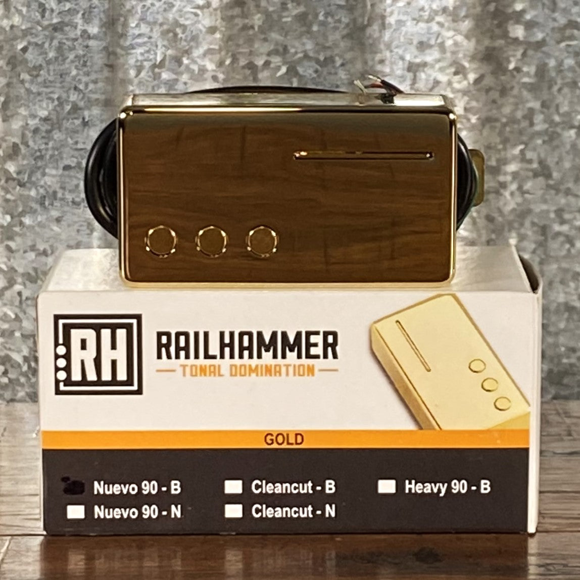 Railhammer Nuevo 90 Bridge Gold Humcutter Guitar Pickup