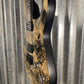 Schecter Omen Elite 6 Charcoal Burl Top Guitar #0948