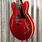 Westcreek Guitars 333 Semi Hollow Body Double Cutaway Red Guitar #0265 Used