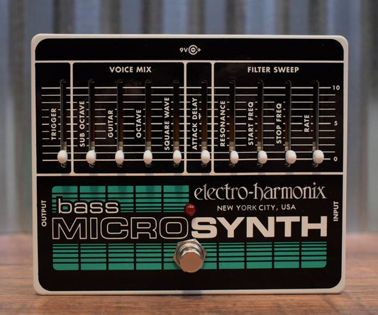 Electro-Harmonix EHX Bass Micro Synth Guitar Effect Pedal