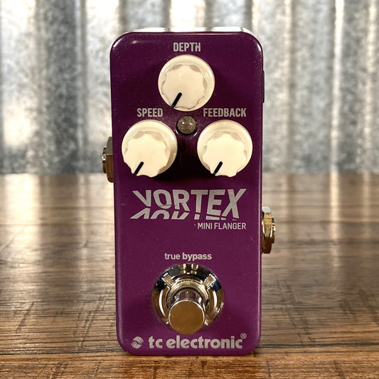 TC Electronics Vortex Mini Flanger Guitar Effect Pedal Used