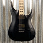 Schecter C-1 SLS Custom Hardtail Fishman Pickups Satin Black Guitar #1595