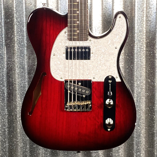 G&L Tribute ASAT Classic Bluesboy Semi Hollow Redburst Guitar #2181 Used