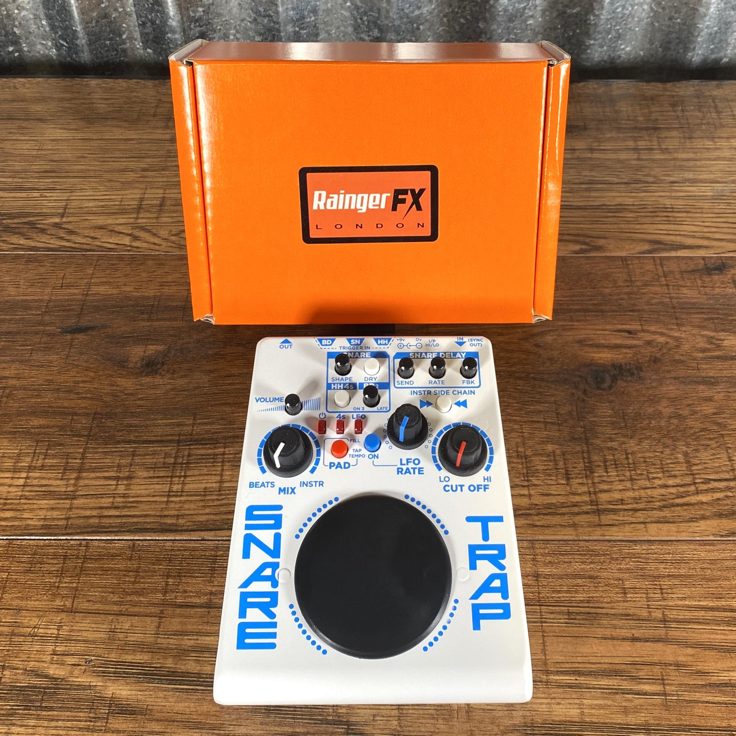 Rainger FX Snare Trap Drum Machine Guitar Effect Pedal