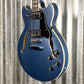 Westcreek 333 Semi Hollow Body 335 Lake Placid Blue Guitar #0764 Used