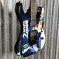 ESP LTD KH-WZ Kirk Hammett White Zombie Graphic EMG Guitar & Tombstone Case #2272 Used