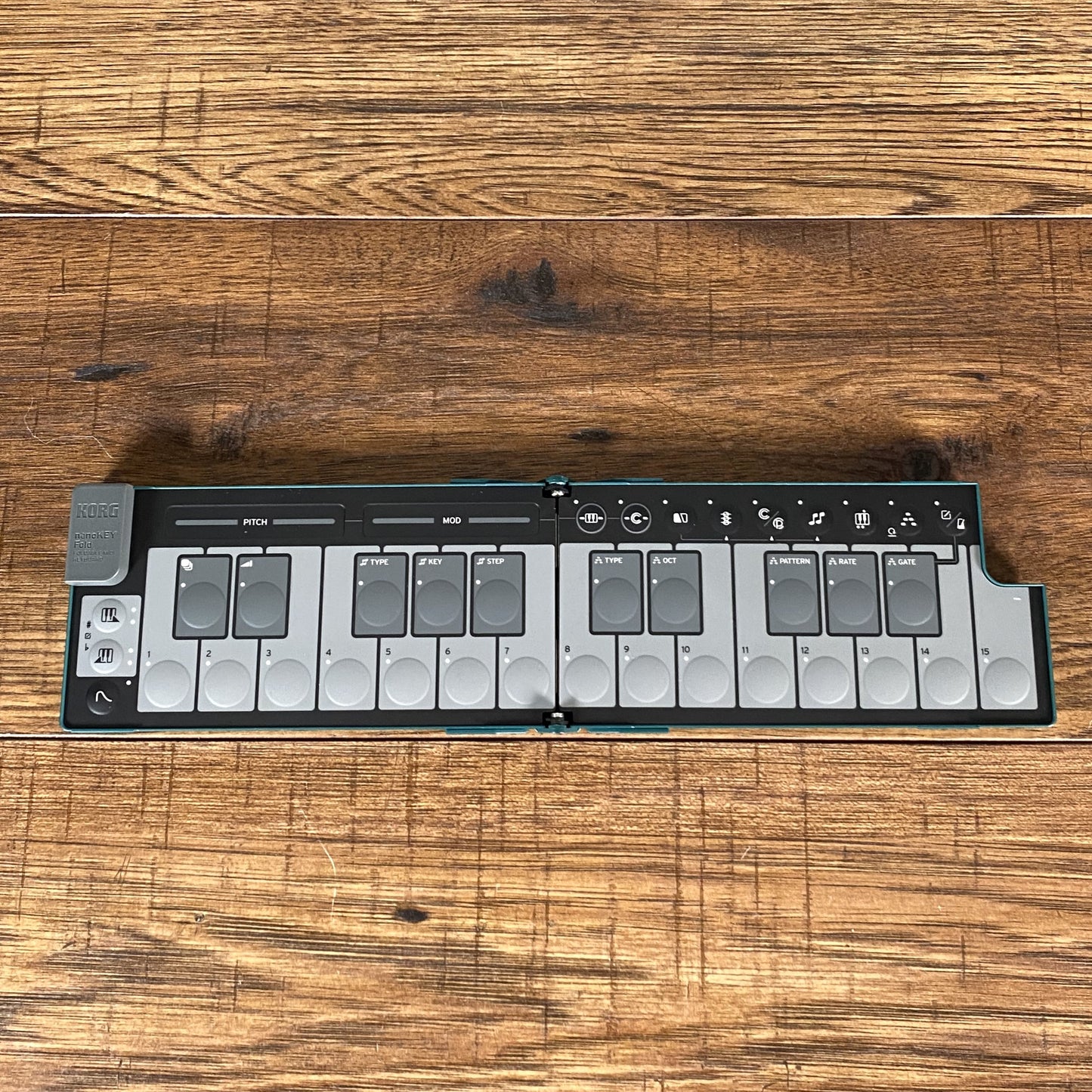Korg nanoKey Fold AG W-07 Foldable Midi Keyboard Alpine Green