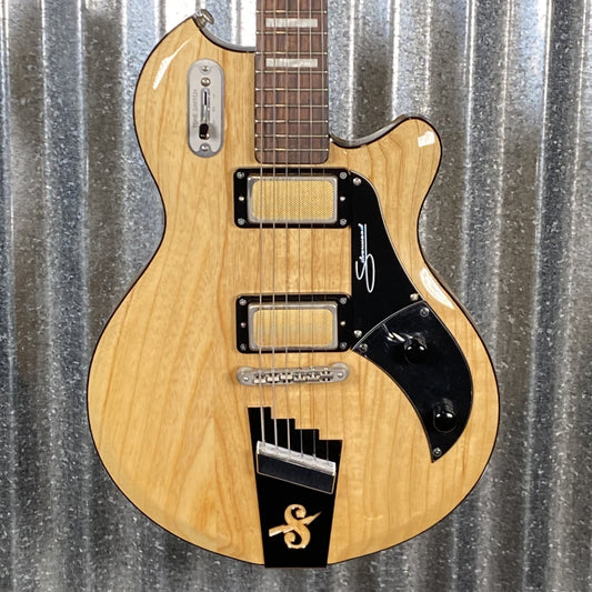 Supro 1296AN Silverwood Natural Ash Guitar & Bag #0230 Blem