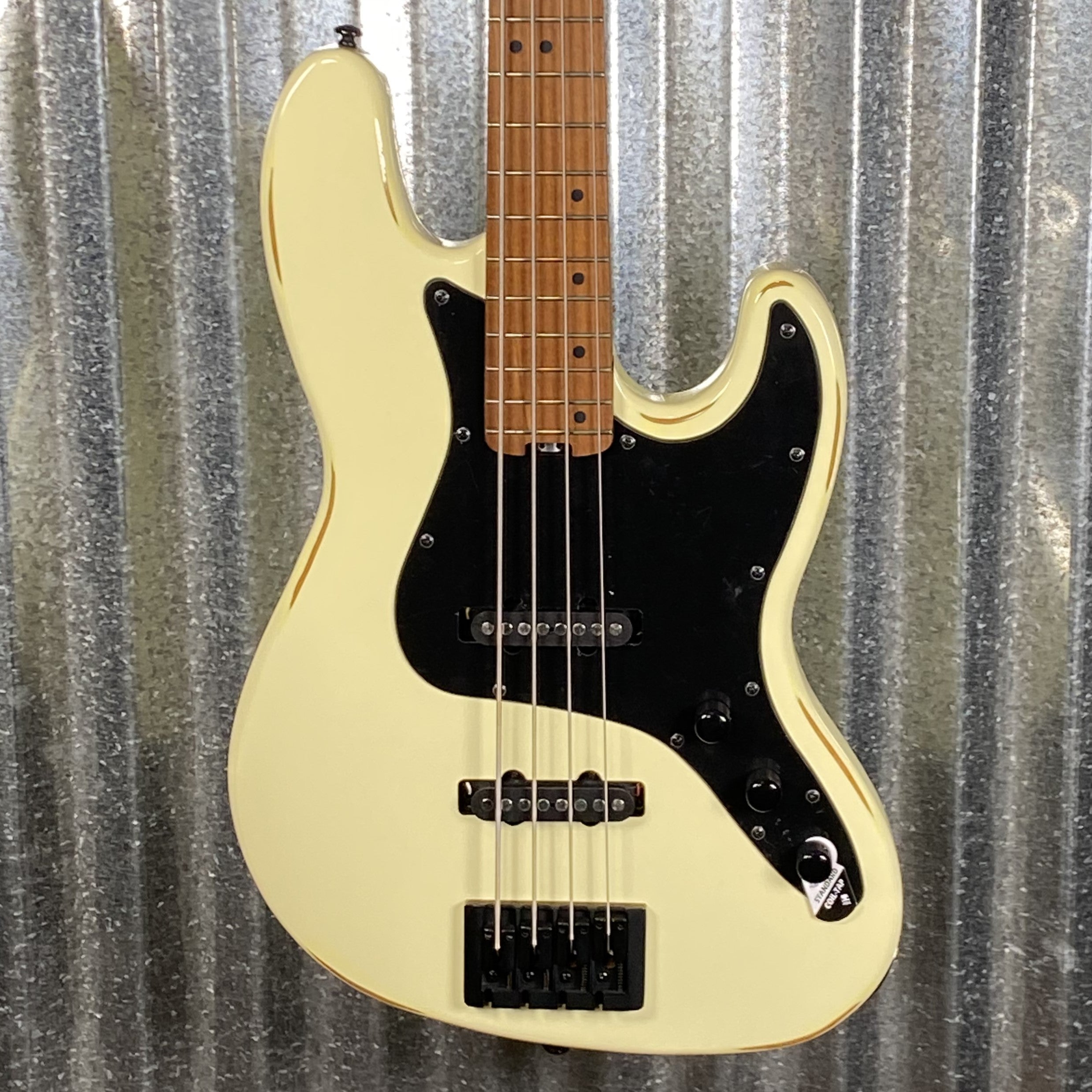 Schecter J-4 Nikki Sixx 4 String Jazz Bass Worn Ivory #0828 – Specialty  Traders