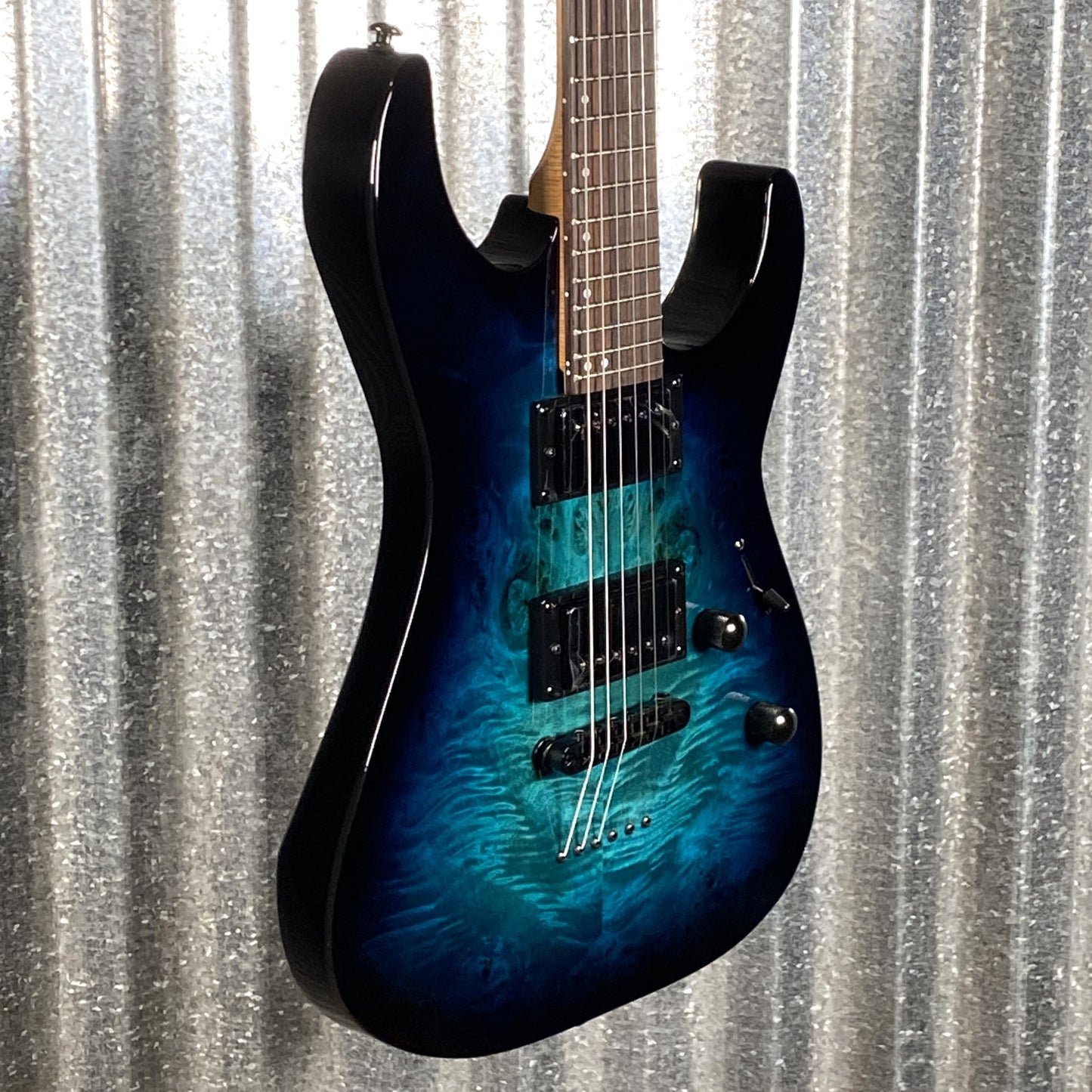 ESP LTD M-200DX Transparent Blue Burst Electric Guitar LM200DXNTBLB #0703