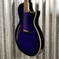 ESP LTD TL-6 Thinline Purple Sparkle Burst Acoustic Electric Guitar LTL6PSPB #0224 Used