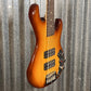 G&L USA CLF Research L-2500 Old School Tobacco Sunburst 5 String Bass & Bag L2500 #7045 Used