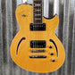 Reverend Limited Edition Roundhouse Semi Hollow Body Archtop Vintage Clear Natural Guitar Blem #11