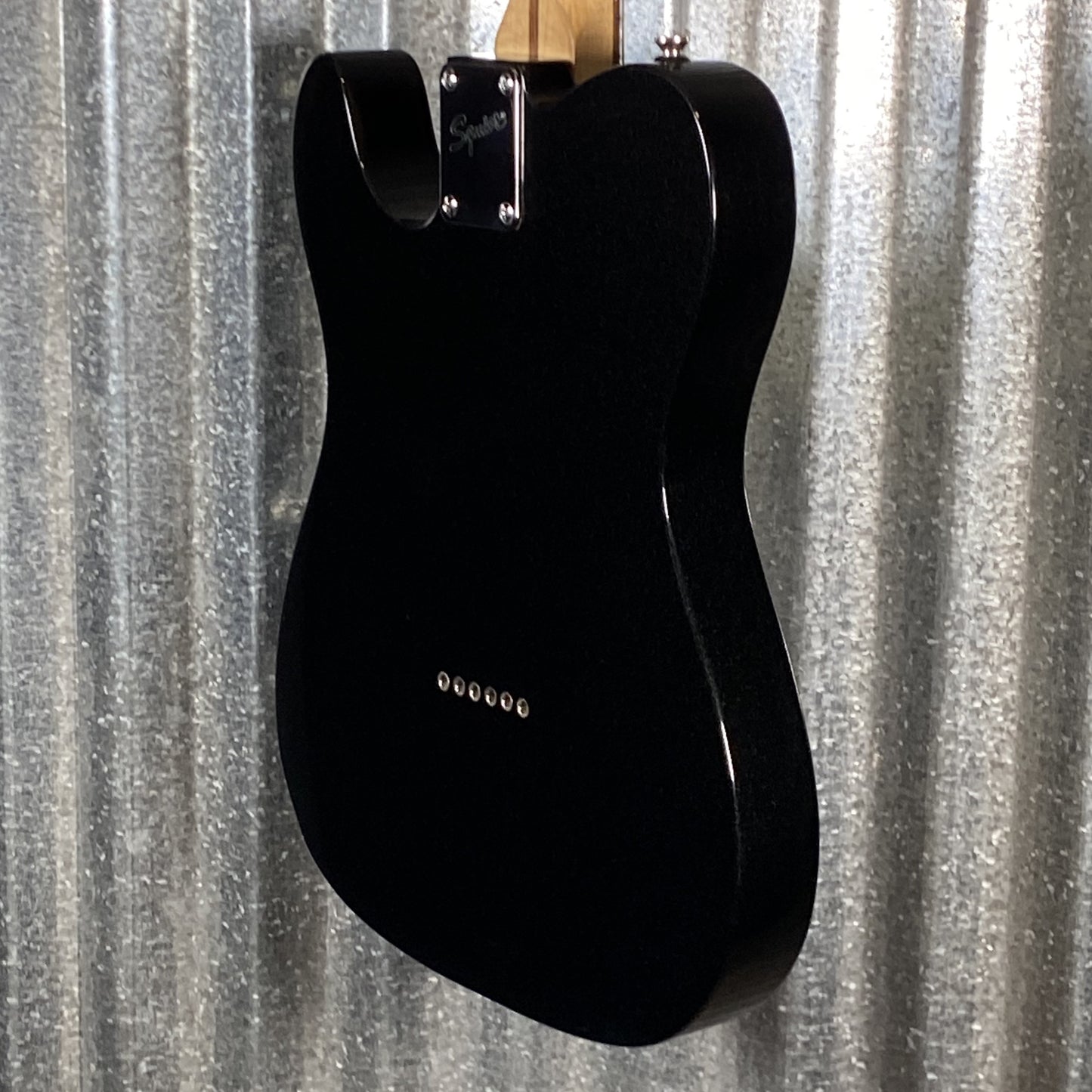 Fender Squier Standard Telecaster Black Metallic Guitar #8357 Used