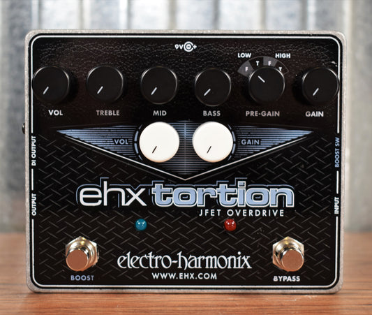 Electro-Harmonix EHX Tortion JFet Overdrive Distortion Boost Guitar Effect Pedal