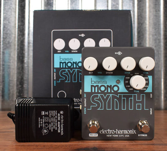 Electro-Harmonix EHX Bass Mono Synth Bass Synthesizer Effect Pedal