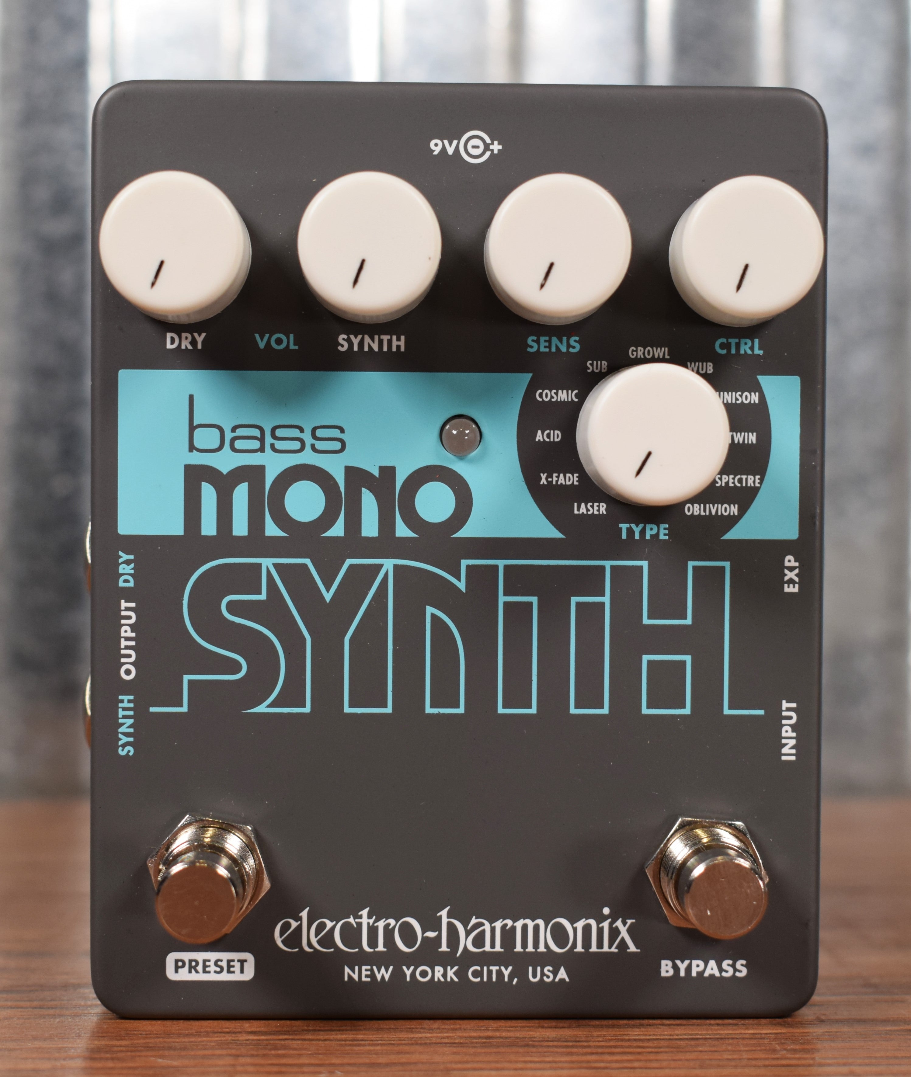 Electro-Harmonix EHX Bass Mono Synth Bass Synthesizer Effect Pedal
