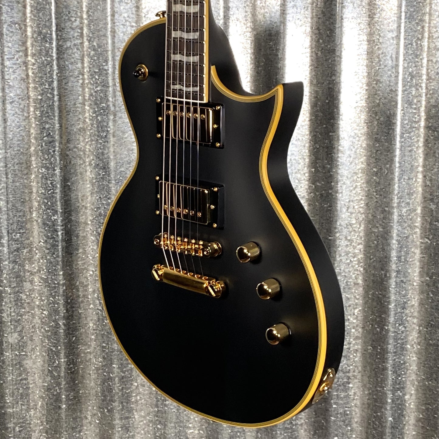 ESP LTD EC-1000 Duncan Eclipse Seymour Duncan Vintage Black Guitar LEC1000VBD #0429 Used
