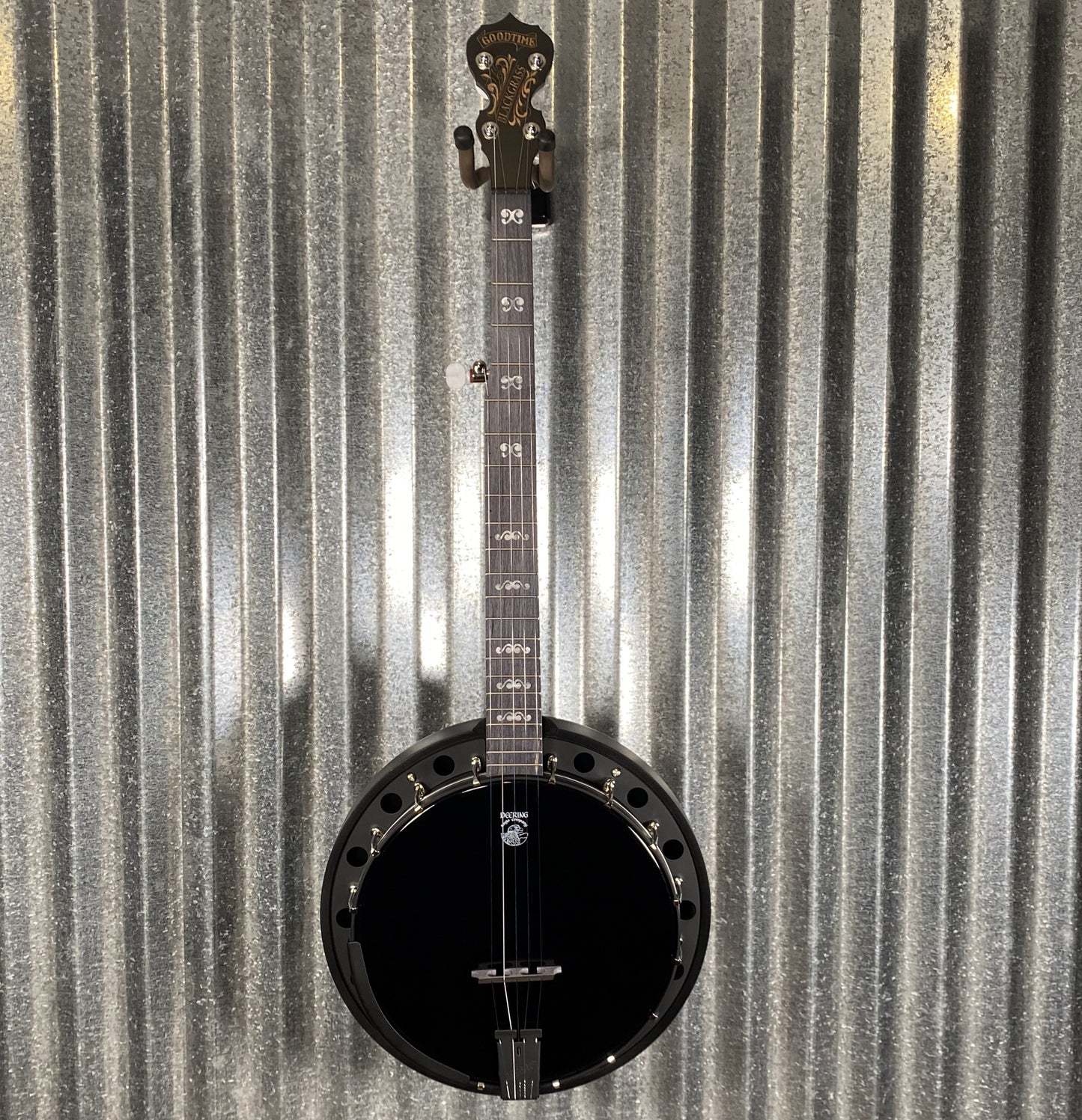 Deering GBG Goodtime Blackgrass 5 String Banjo Black